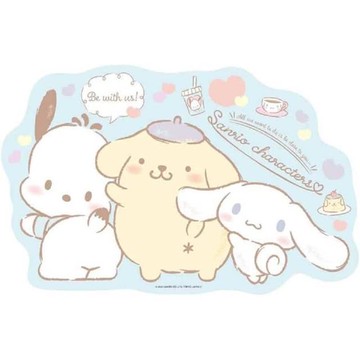 小禮堂 Sanrio 三麗鷗 大集合野餐墊附提袋 (回眸款)