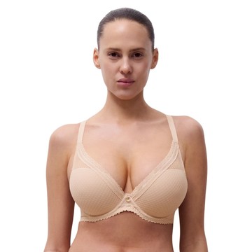 【Chantelle】集中托高內衣>BCD罩杯>粉膚色(19XNA_01N)【Romance】