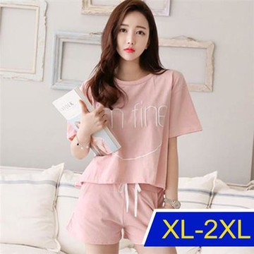 【韓國K.W.】 話題單品休閒運動套裝(涼感/小香風/二件套/輕薄/短袖)