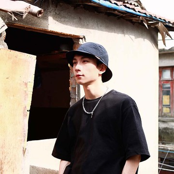 INRSWORLD 悉心界 輕薄漁夫帽-黑色