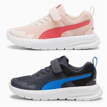 Puma 慢跑鞋 童鞋 中童 輕量 Evolve Run 粉/灰黑藍【運動世界】38623920/38623921