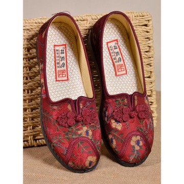 軟底防滑舒適奶奶寬松老北京布鞋