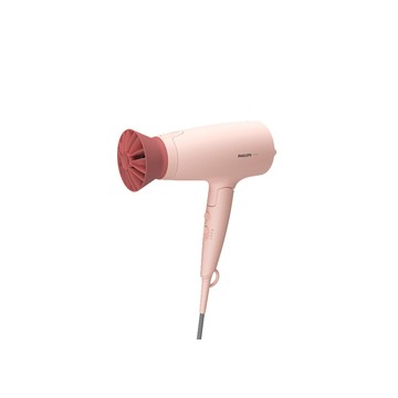 PHILIPS 官方直營 輕量溫控護髮吹風機 -柔漾粉 BHD356/31