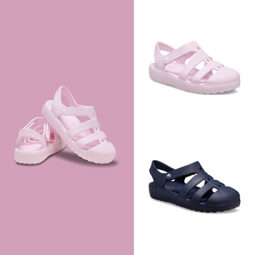 Crocs 卡駱馳 Classic 經典系列 Fisherman Sandal 涼鞋 童鞋(大童) -210625