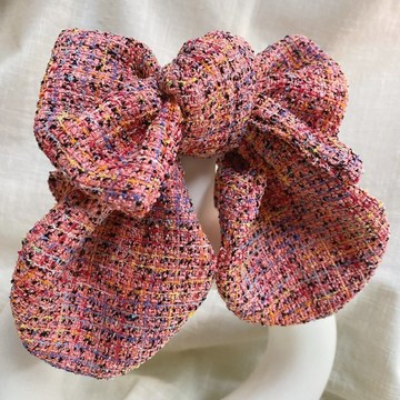發裁手作。Facai Handmade 毛孩領巾 碧個啾啾_粉彩點點