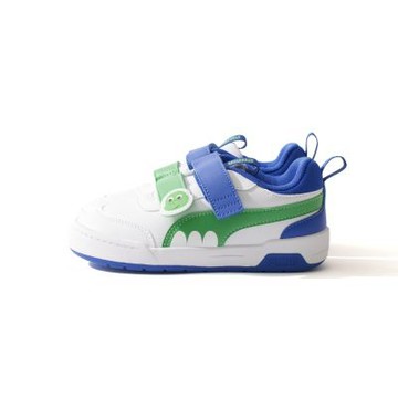 Puma Multiflex 2 Dino V PS 中童 童鞋 藍白綠色 運動 魔鬼氈 休閒鞋 40565001