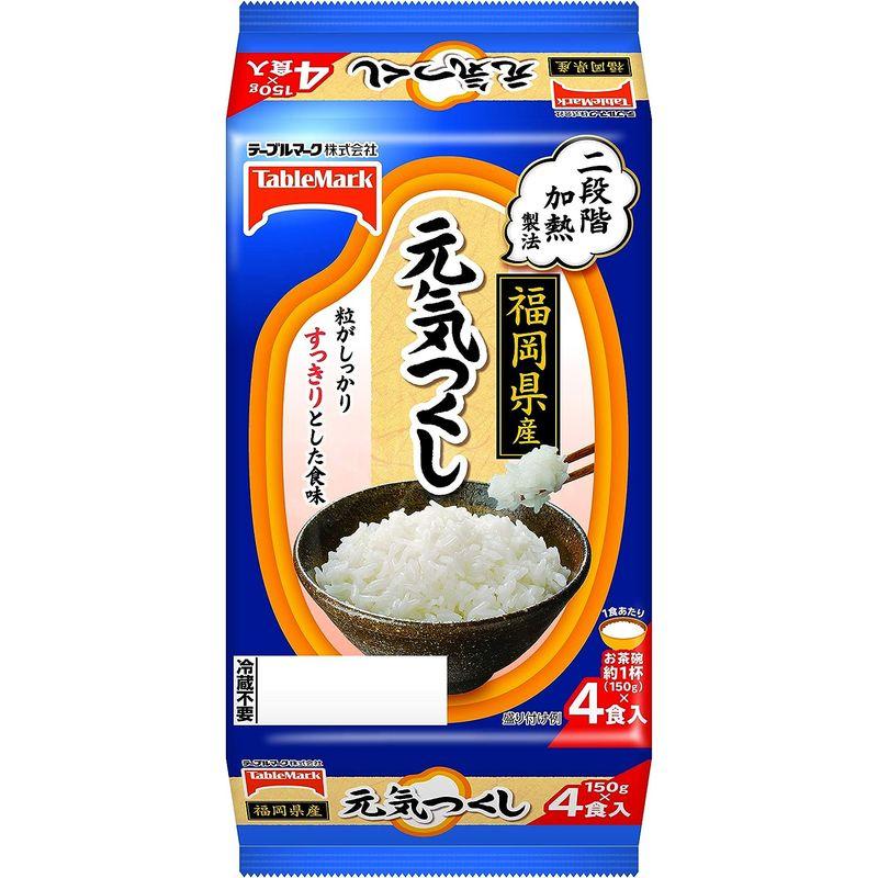 テーブルマーク 福岡県産元気つくし(分割)4食 600g ×8個