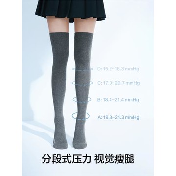 【壓力襪】有棵樹過膝襪女冬季壓力瘦腿長筒jk襪子防滑抗菌長筒襪