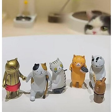 🌟WBP免運 🌟喵喵叫武術館🔥 算命貓國術舘貓 喵喵叫 國術館 針灸 煎中藥 十八銅人 貓咪 十八銅人 盲盒扭蛋禮物