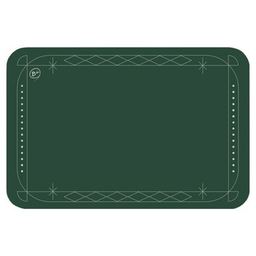 B plus 邊境系列 30秒瞬吸 軟式珪藻土吸水地墊  60 x 40 x 0.5cm  綠境