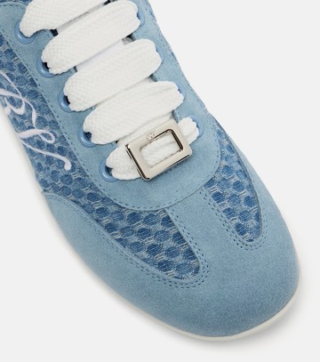Roger Vivier Viv' suede-trimmed sneakers
