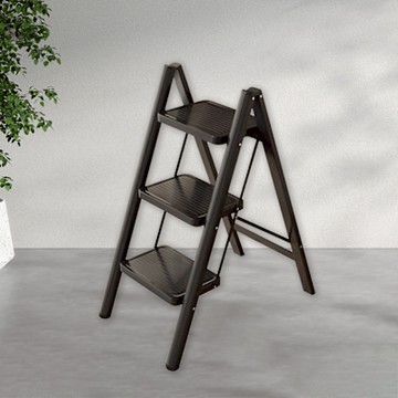 好幫手折疊家事梯-三階-黑色
