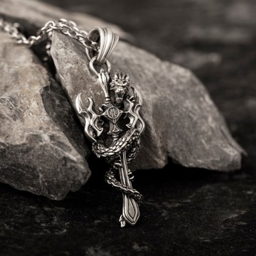 【JK銀飾】君臨／925純銀【項鍊】