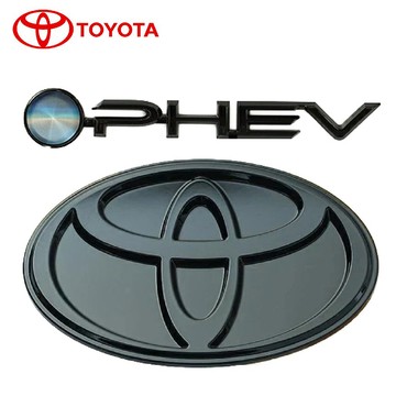 【PP保勁國際】日本原廠 TOYOTA 純正部品 TOYOTA PRIUS專用 黑化馬克 LOGO 車頭 車尾馬克