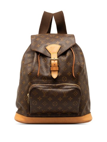 Louis Vuitton Pre-Owned - 1999 Monogram Montsouris GM backpack - women - Canvas/Leather - One Size - Brown