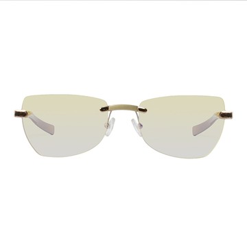 Gianfranco Ferré 義大利 漸層簡約好搭款造型太陽眼鏡 / 黃 GF55306