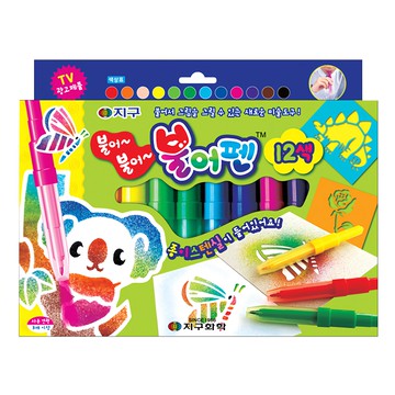 地球化學 GLOBE CHEMICAL 吹畫筆  12色  1盒  多色