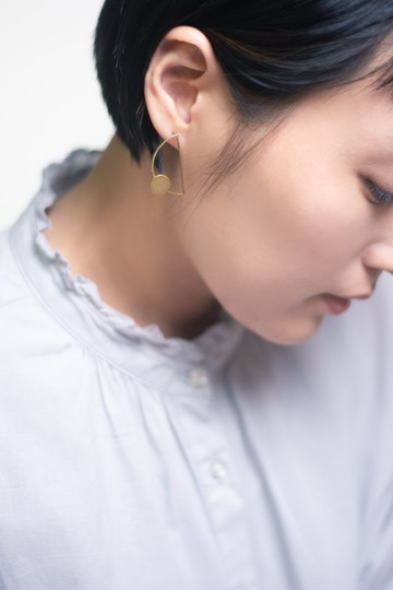快速出貨 | 月相系列 | 半月耳環 - 成對販售