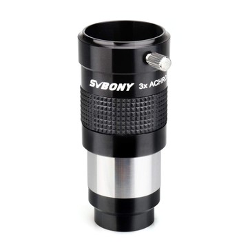 Svbony SV136 3x增倍鏡巴洛鏡高級消色差 1.25英寸 3倍全金屬機身用於望遠鏡目鏡