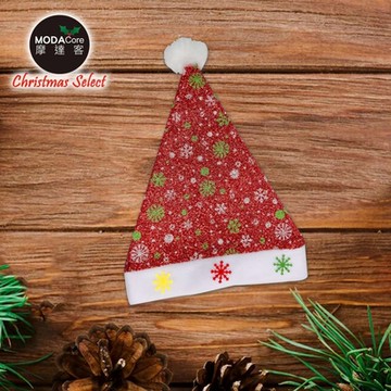 摩達客-聖誕派對黃紅綠雪花款小朋友聖誕帽
