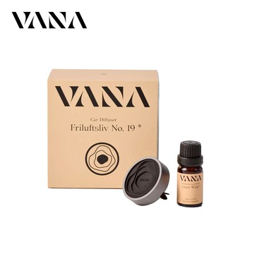 VANA 車用兩用擴香石 + 純淨精油組 Friluftsliv No. 19