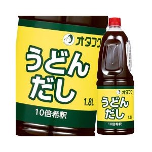 オタフク ソース うどんだし ハンディボトル1.8L×1ケース（全6本） 送料無料