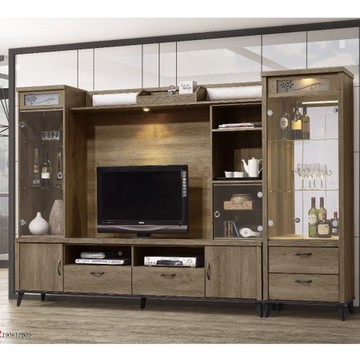 【MUNA 家居】維多9尺高低櫃