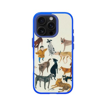 iPhone 16 Pro Clear 激光藍 - Soupy Tang 湯舒皮 - Dogs