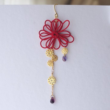 單邊耳夾 綻放光澤