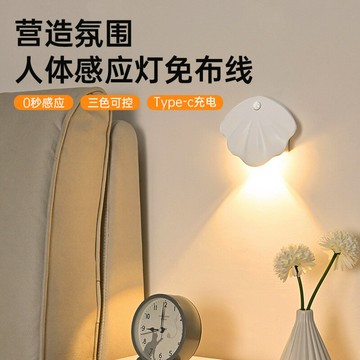 人體智能感應燈入戶門牌玄關充電家用走廊過道樓梯無線起夜壁射燈 鑫弘-數碼配件