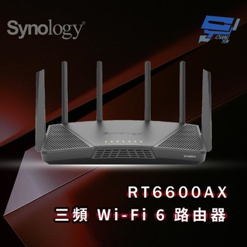 昌運監視器 Synology群暉 RT6600AX 三頻 Wi-Fi 6 Router 無線路由器 802.11ax