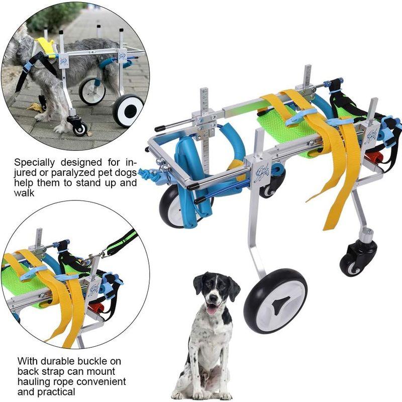 xuuyuu. 4輪 犬用 車椅子 犬 車椅子 散歩車 ペット車椅子 小型・中型