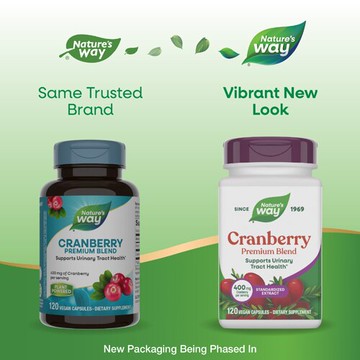 Nature's Way Cranberry 400 mg - 120 Vegan Capsules