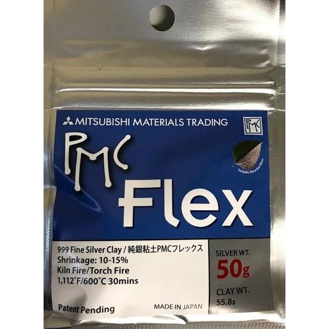 純銀粘土 PMC Flex ５０ｇ 銀粘土 シルバークレイ シルバー粘土 純銀 素材  ネコポス