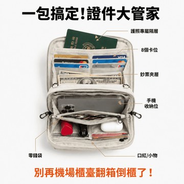 🔥12h極速出貨🔥斜背手拿兩用護照包 RFID防盜刷掃描 護照包 斜背護照隨身小包 防水防刮 出國防盜包 防盜包