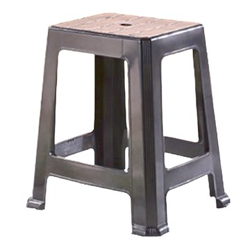 KEYWAY 聯府 原木休閒椅 大  原木 + 黑色  1個