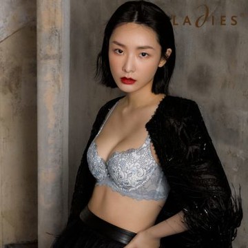 蕾黛絲-Premium 女生對話B-E罩杯內衣 莫蘭迪灰