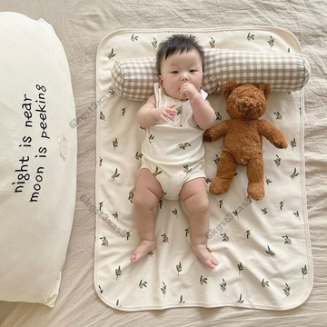 台灣出貨嬰兒隔尿墊寶寶防水可洗透氣水洗月經姨媽墊大尺寸床單生理期床墊