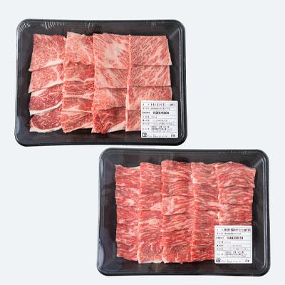 ふるさと納税 飯田市  肩ロース(350g)  モモ焼肉用(400g) セット