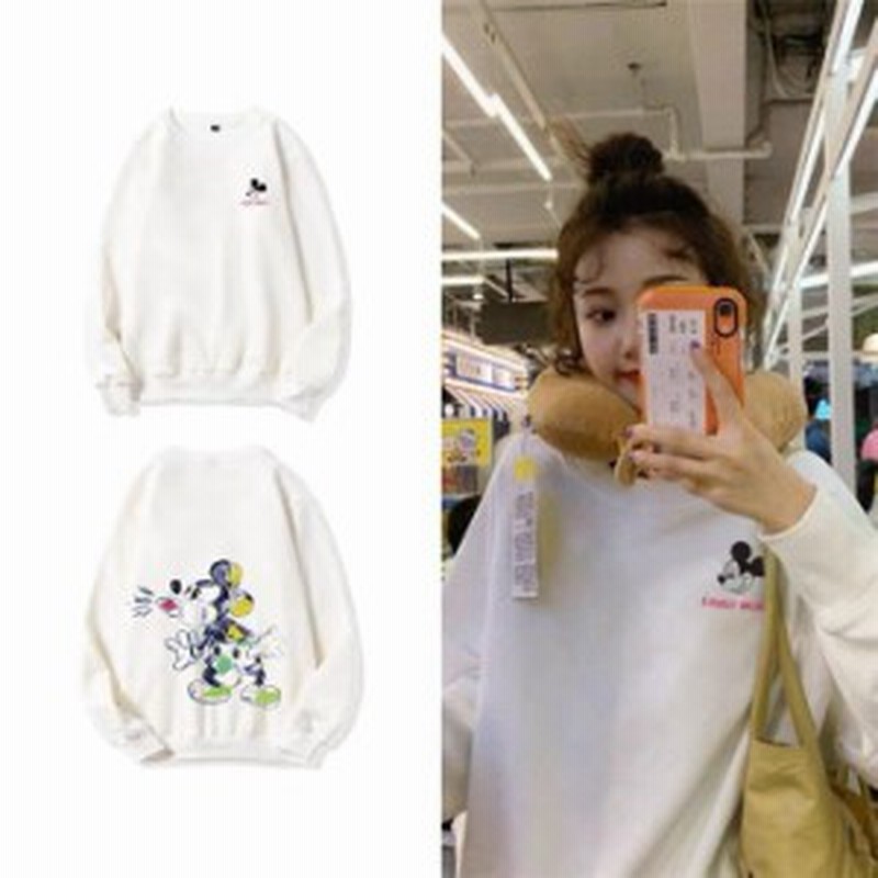 Mickey パーカー Disney ペアルック カップル パーカー ミッキー トレーナー スウェット ディズニー 厚手 薄手 男女兼用 お揃い トップ 通販 Lineポイント最大get Lineショッピング