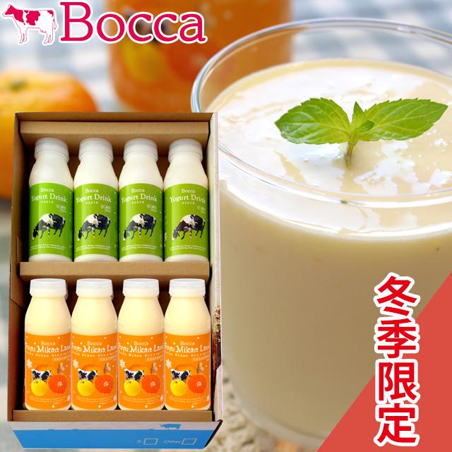 スイーツ BOCCA   牧家 飲むヨーグルト＆冬みかんラッシーセット（5）（冬季限定）   北北海道 直送 スイーツ 牧歌