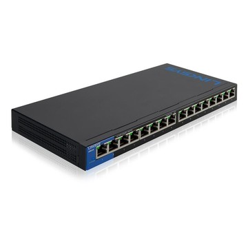 【享最高折300】Linksys 16埠 Gigabit 超高速乙太網路交換器(鐵殼)