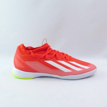 ADIDAS IF0704 X CRAZYFAST LEAGUE 男女室內足球鞋 太陽紅【iSport愛運動】