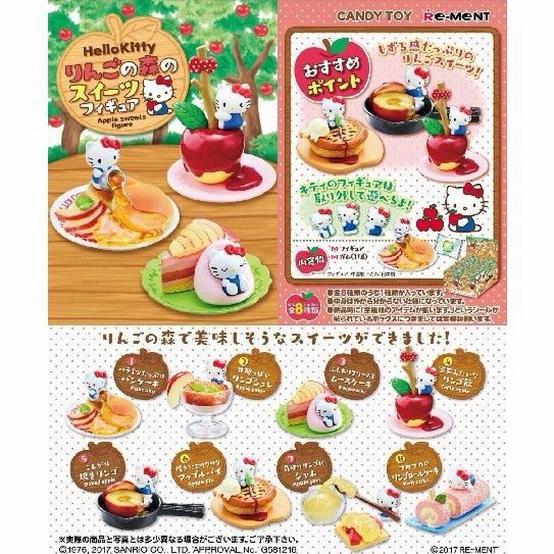 リーメント サンリオ ハローキティ りんごの森のスイーツフィギュア（食玩） [8個入り]BOX | LINEショッピング