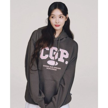 【MasCool】韓國代購 Code graphy 帽T CGP 刺繡 帽踢 帽T 帽TEE 連帽T 秋冬 帽踢 帽T