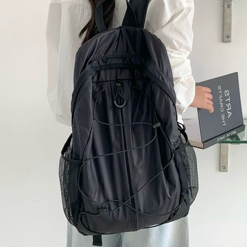【 UYK 】現貨秒發🔥日系尼龍輕便機能束繩 後背包 2 colors