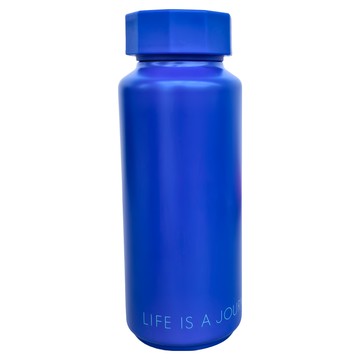 DESIGN LETTERS 直飲保溫杯 Tritan材質 食品級不鏽鋼 500ml 保溫最長可達12小時 保冷最長可達24小時  深藍色  1個