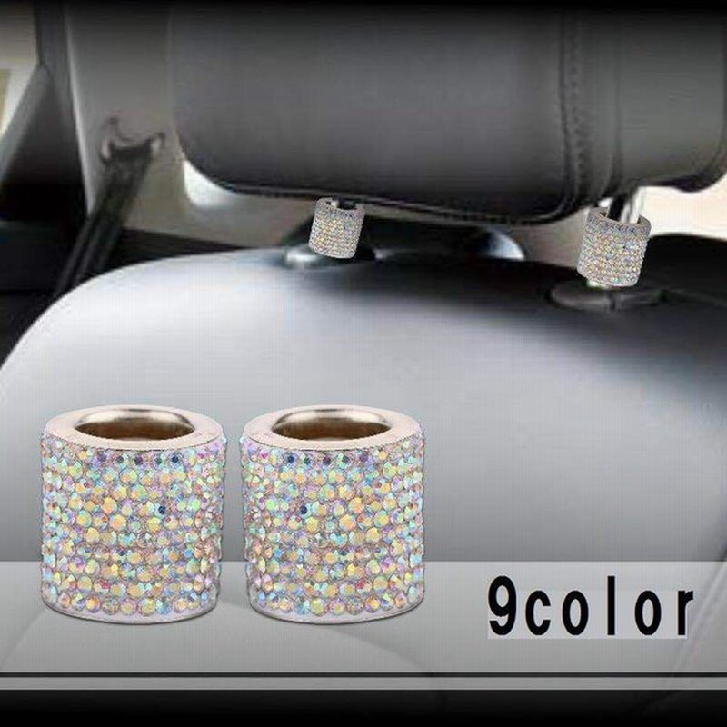 車用インテリア ヘッドレストアクセサリ カーアクセサリ 装飾パーツ おしゃれ 内装パーツ ラインストーン キラキラ 通販 Lineポイント最大0 5 Get Lineショッピング