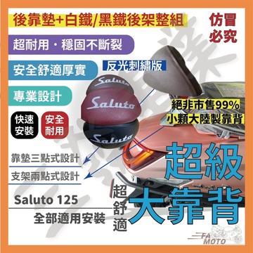 🔥送發票現貨免運 SALUTO125後靠背 Saluto125 後靠墊 saluto125 後靠背 台鈴 機車後靠背靠墊