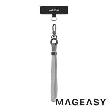 【MAGEASY】15mm UTILITY WRIST STRAP手腕掛繩/掛繩片組『金屬灰』PHIPH219 戶外 露營 健行 休閒 時尚 旅遊 通勤 手腕掛繩